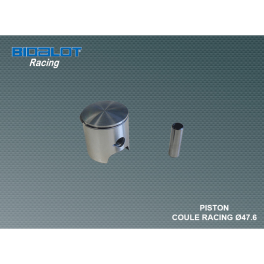 piston coul&eacute; racing &Oslash;47.6mm DERBI complet