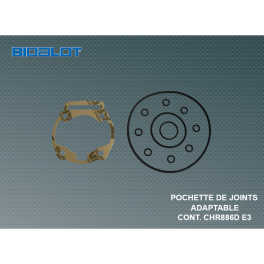 pochette de joints pour haut moteur adaptable &agrave; CONT. CHR886D Euro3